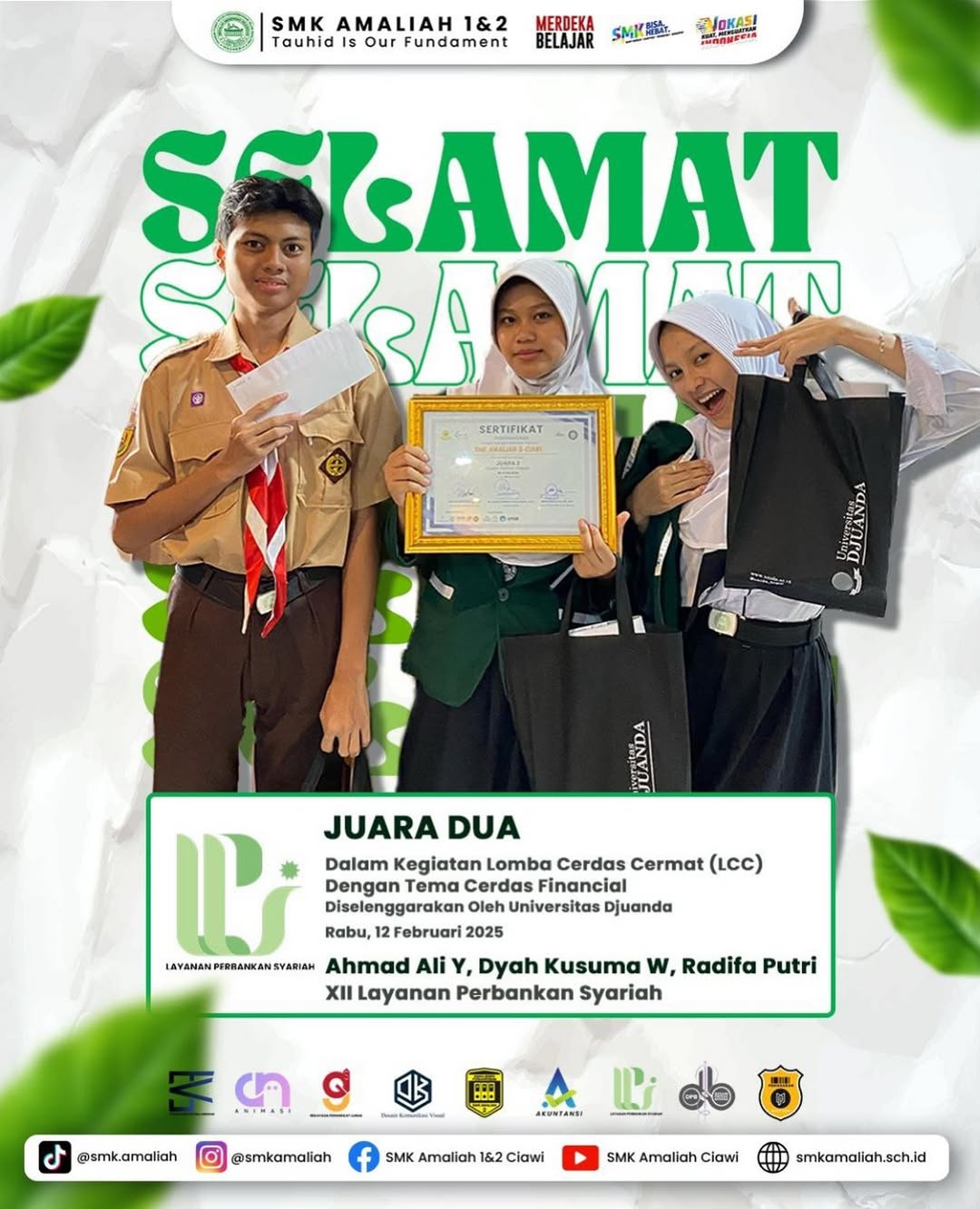 Lomba Cerdas Cermat (LCC) Dengan Tema Cerdas Financial