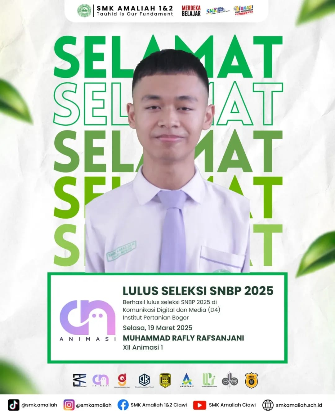 LULUS  Seleksi SNBP 2025