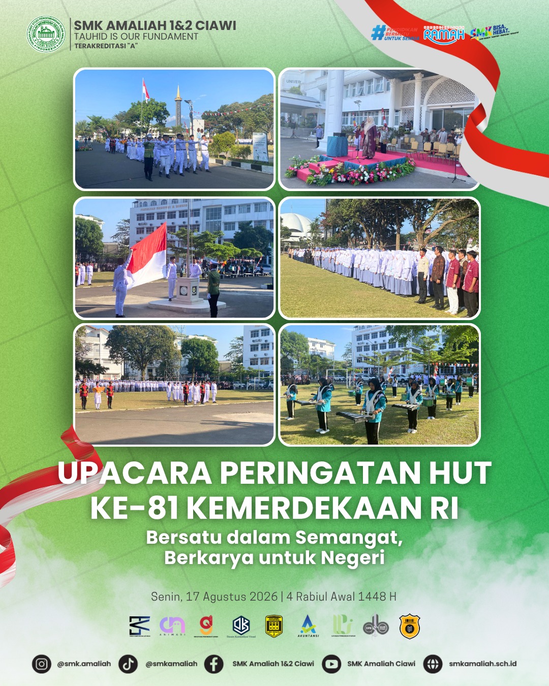 Menumbuhkan Jiwa Nasionalisme Melalui Upacara HUT ke-81 Kemerdekaan RI