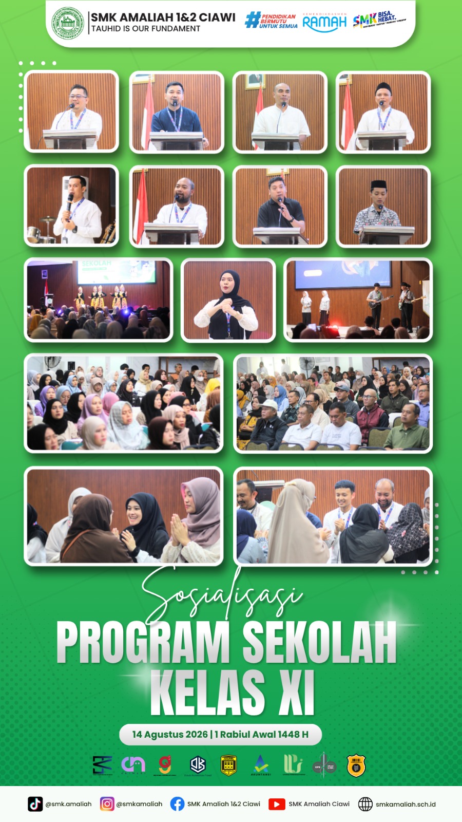 Program sosialisasi orang tua kelas XI SMK AMALIAH