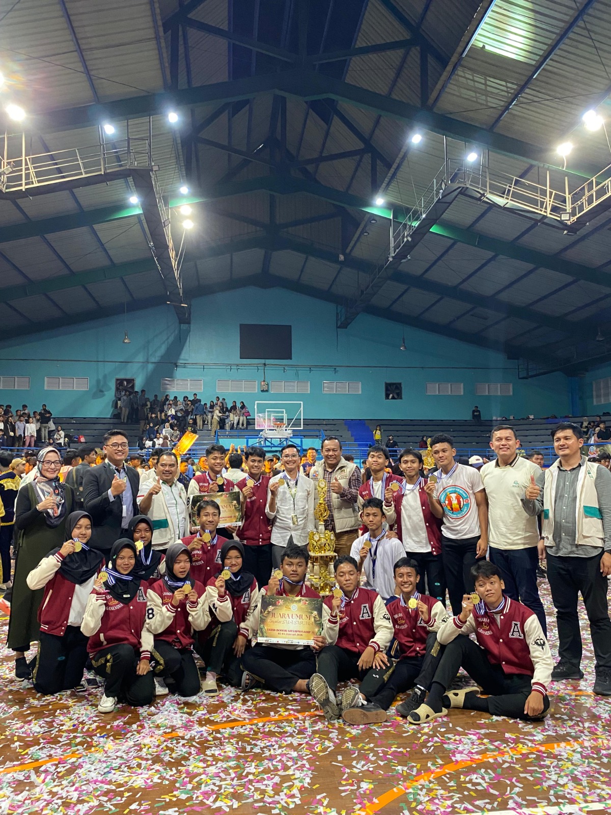 Tak Bosan Torehkan Prestasi, Paskibra SMK Amaliah 1 dan 2 Ciawi Raih Juara Umum pada LKBB Bogor Championship XI
