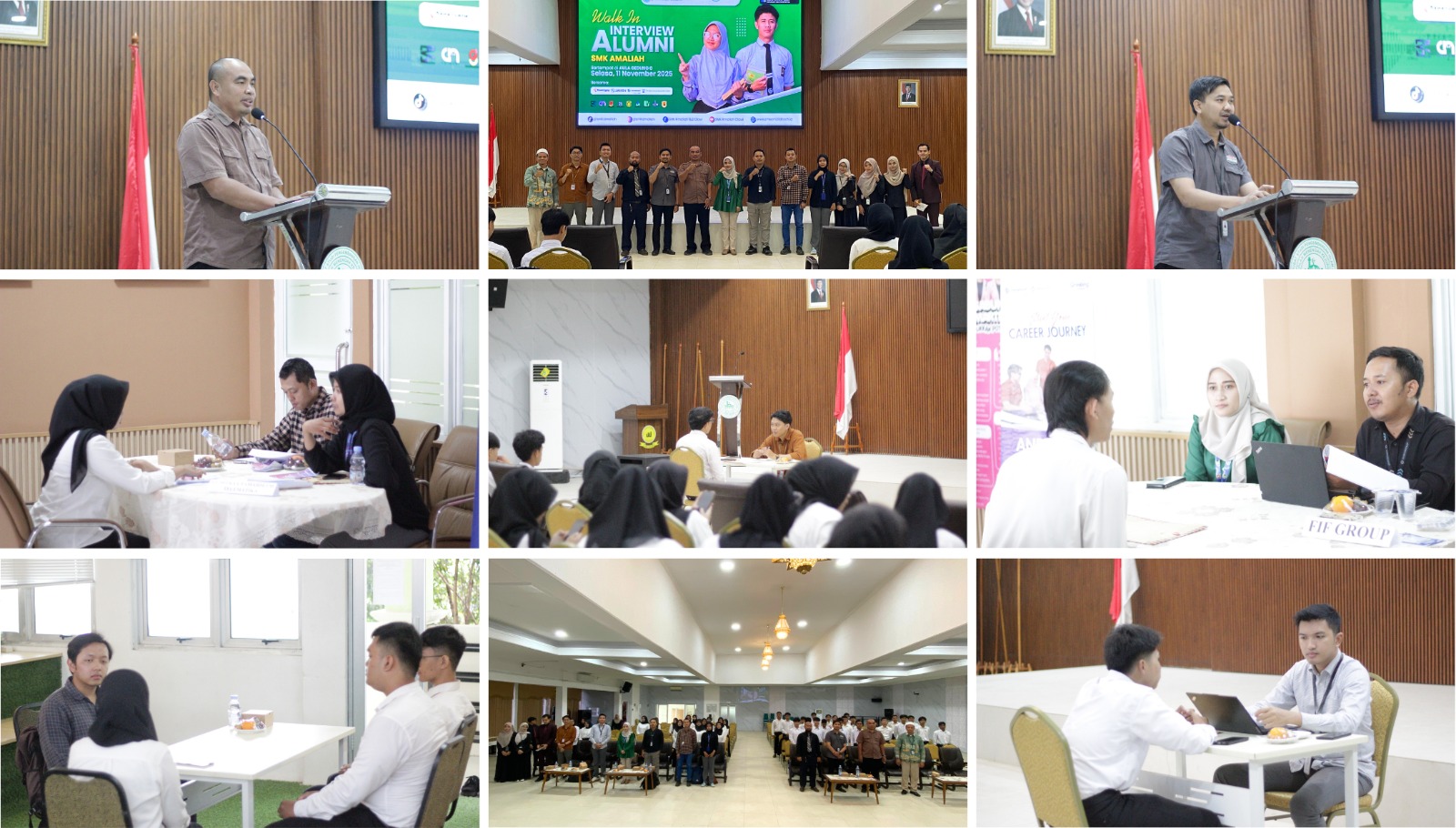 Buka Peluang Karier bagi Alumni, SMK Amaliah 1 dan 2 Ciawi Gelar Walk In Interview Bersama Dunia Industri