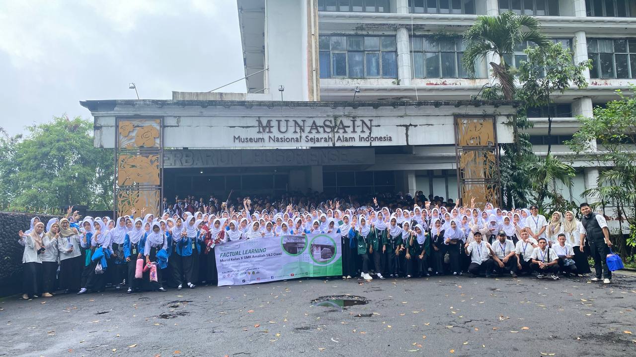 Gelar Factual Learning, SMK Amaliah 1 dan 2 Ciawi Ajak Murid Kelas X ke Museum Kepresidenan RI dan MUNASAIN
